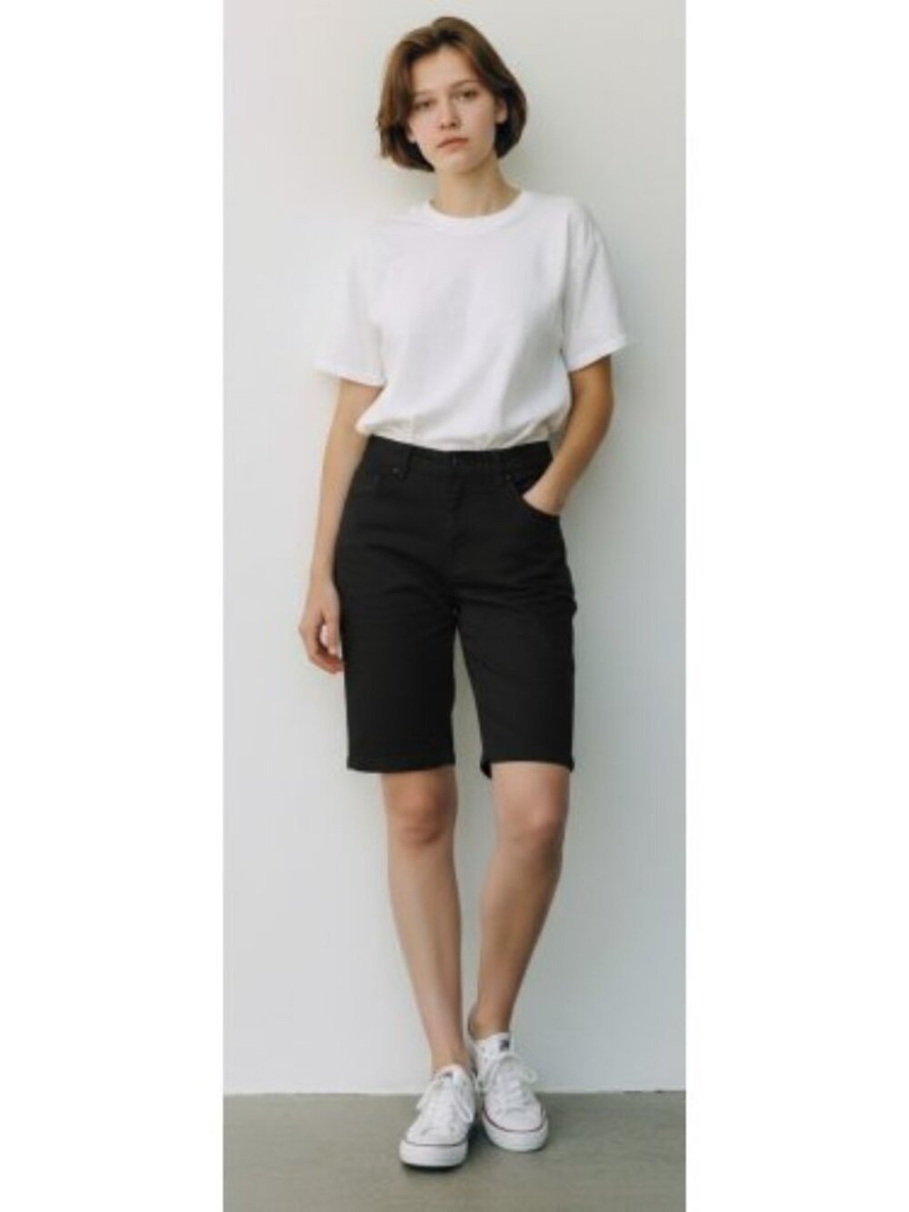 NWT Black Stretch THE CHILDREN’S PLACE Chinos Shorts Girls Size 12 Uniform